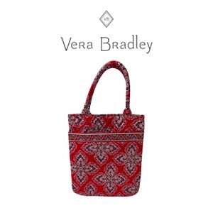 ❤️Vera Bradley Skinny Tote - Frankly Scarlet (Retired)